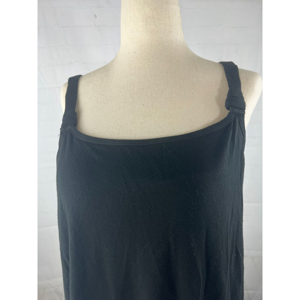 Women’s Sonoma Everyday Basic Stretch Cami Maternity Tank Top Size XXL Black EUC - Picture 3 of 3